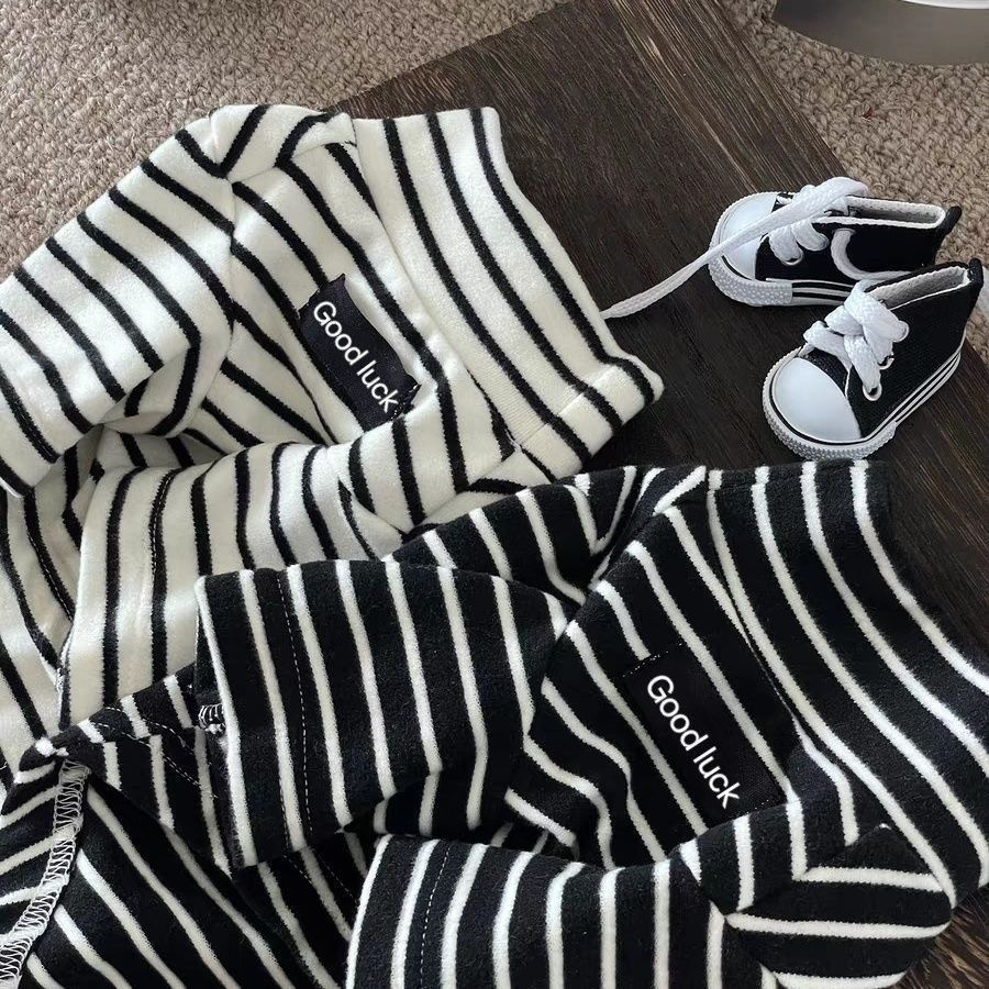 Thermal Base Layer - 2Pcs Striped Thermal Dog Shirt for