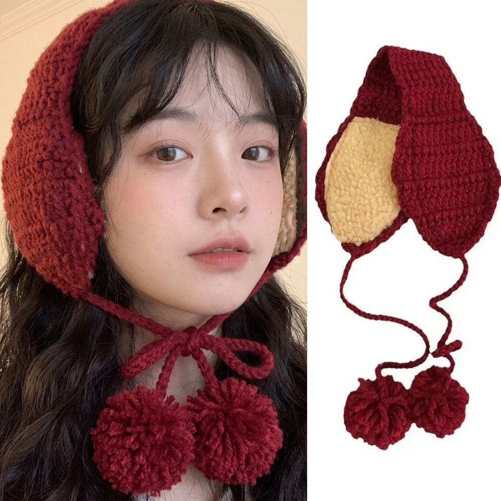 Ear Muff Foldable - Adjustable Windproof Winter Lace Up Earmuffs