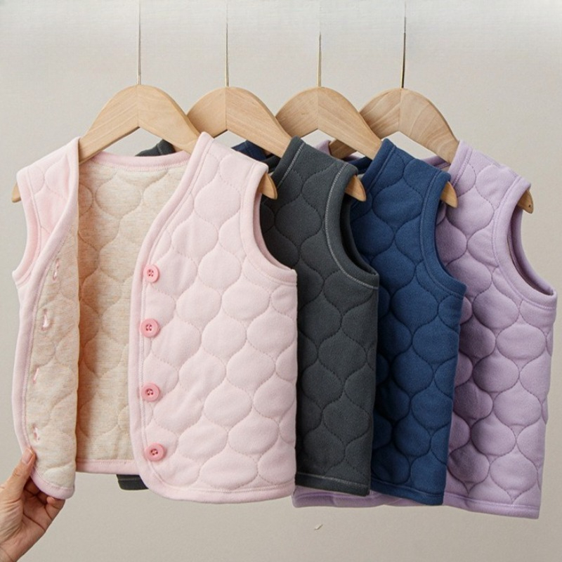 Winter Clothing Baby - Children's Vest Autumn Winter Boys Girls