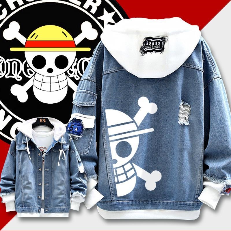 Y2K Winter Clothing - Anime One Piece Luffy Coat Zorro