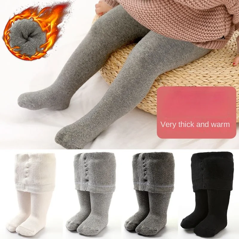 Winter Clothing Baby - Baby Tights Winter Autumn Solid Color