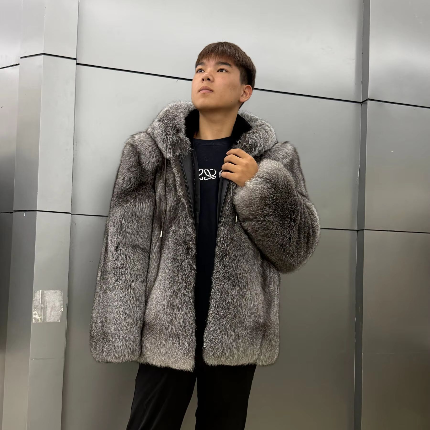 Winter Clothes Shop - Luxury Natural Fox Fur Men's Jackets