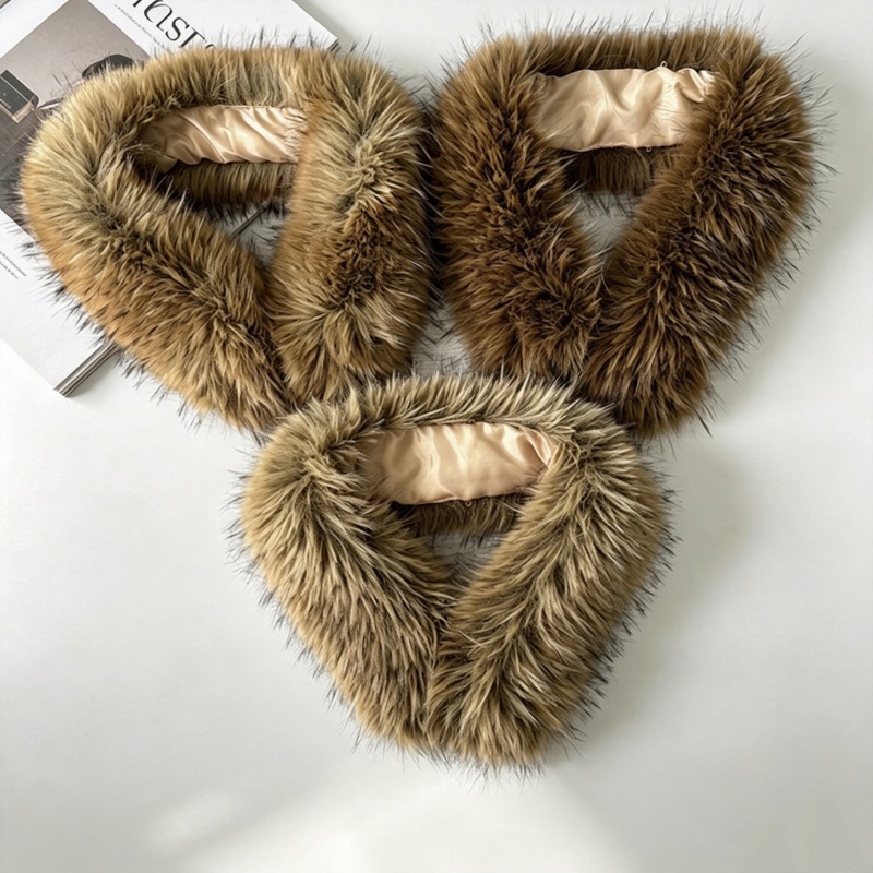 Winter Clothing Deals - Winter Coat Plush Fur Collar Trim