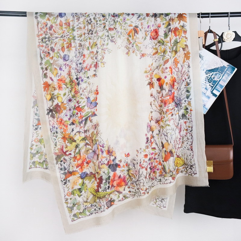 Winter Clothing Hong Kong - Pure Cashmere Tassels Shawls Luxury Designers