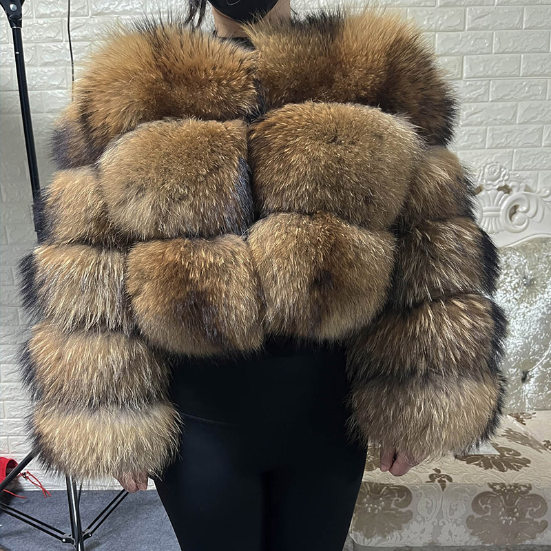 Plus Size Tops Brown Fur Maoma - đánh giá và giá Winter Clothing Deals