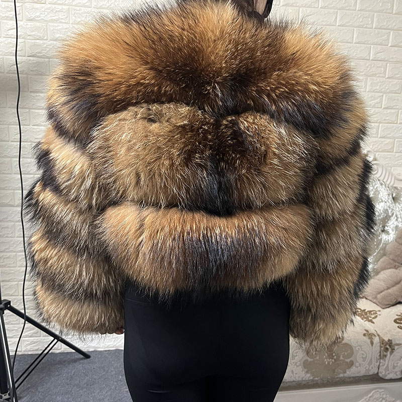 Plus Size Tops Brown Fur Maoma - đánh giá và giá Winter Clothing Deals