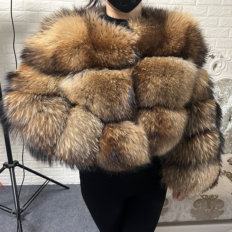 Plus Size Tops Brown Fur Maoma - đánh giá và giá Winter Clothing Deals