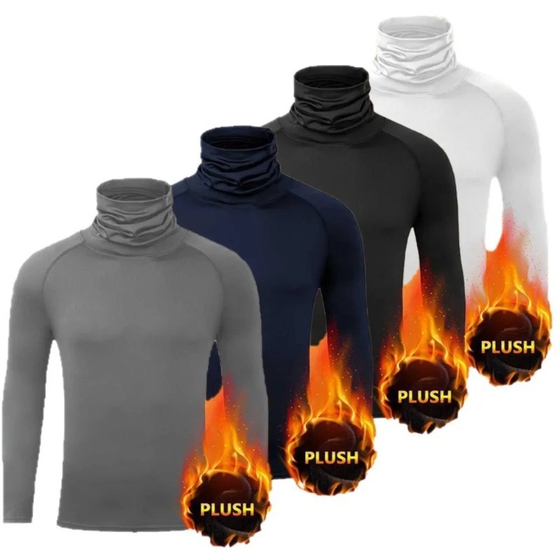 Mens Winter Fleece Hooded Tigh - đánh giá và giá Thermal Base Layer