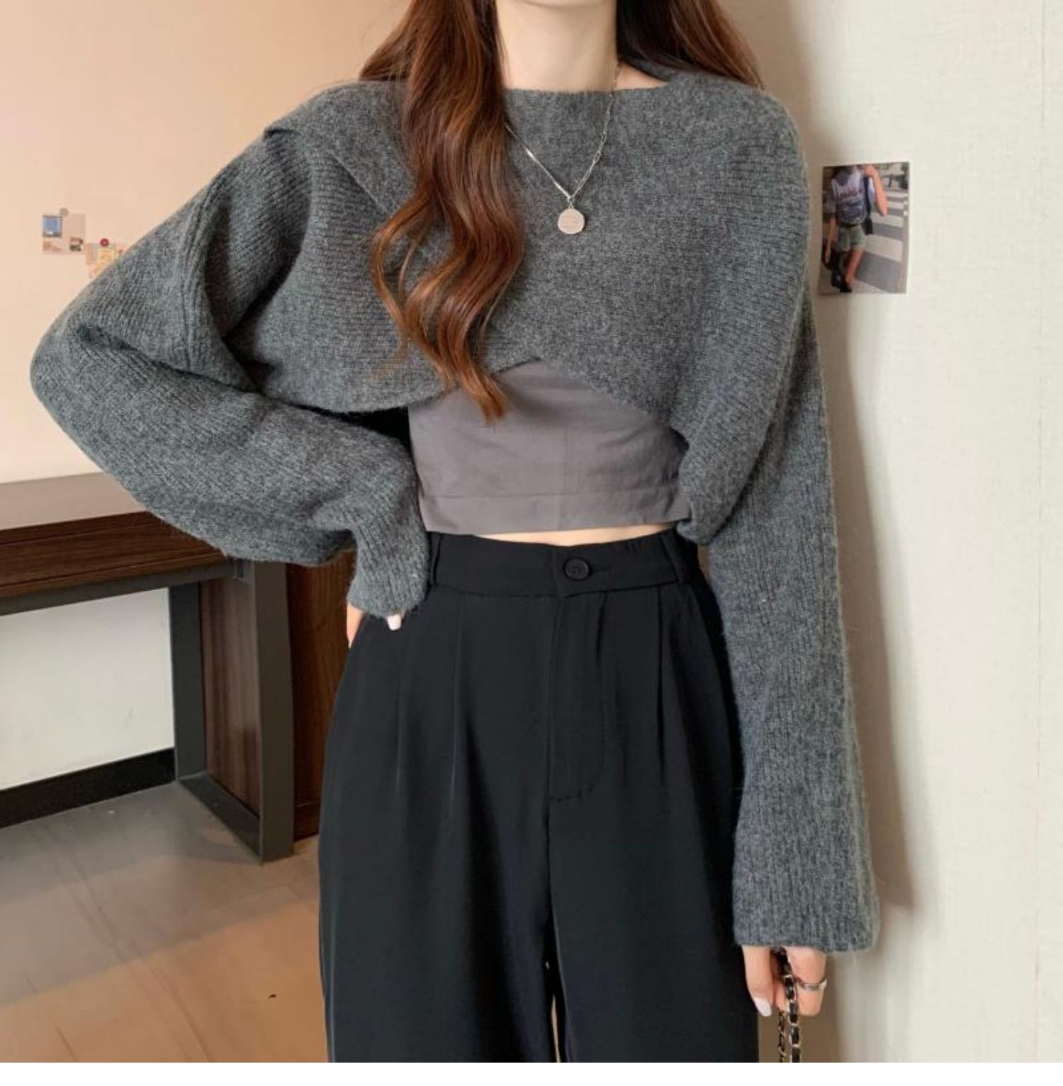 Women Crisscross Sweater Crop  - đánh giá và giá Winter Clothing Girls