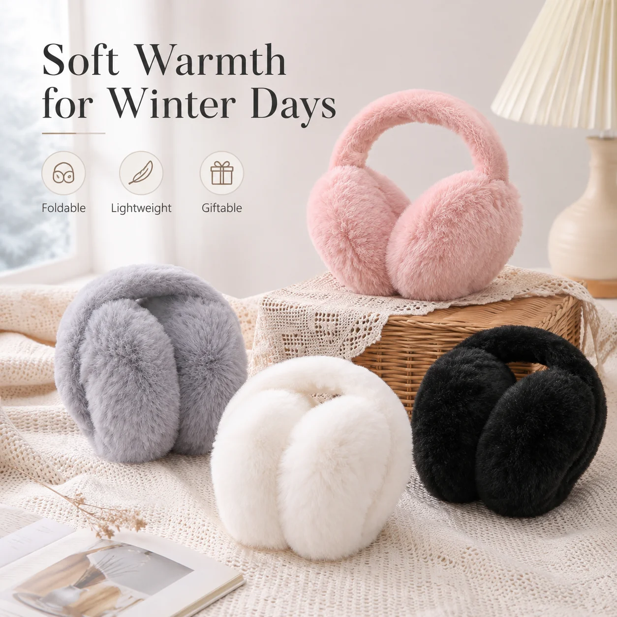 Super Warm Plush Earmuffs, Fol - đánh giá và giá Ear Muff Foldable