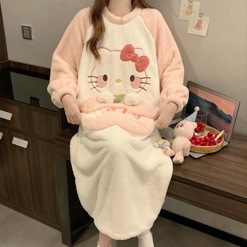Winter Nightgown Hello Kitty W - đánh giá và giá Winter Clothes Shop