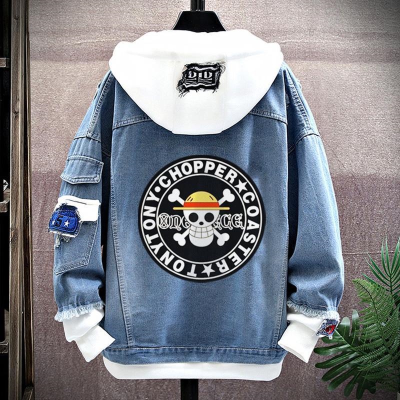 Anime One Piece Luffy Coat Zor - đánh giá và giá Y2K Winter Clothing