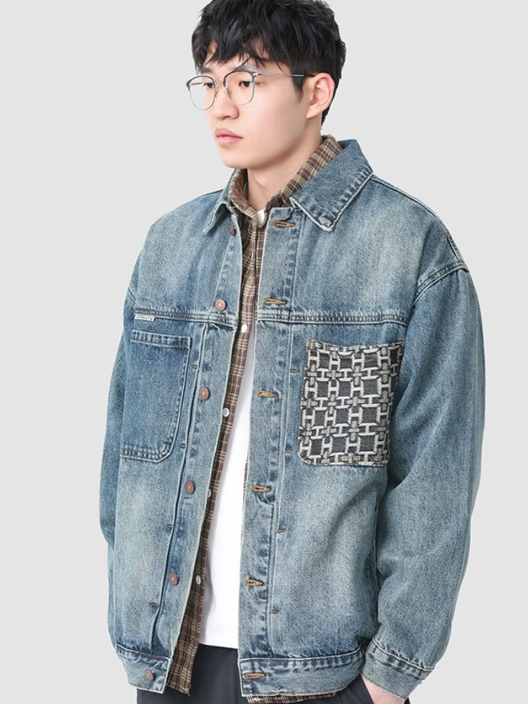 Autumn Loose Denim Jackets Man - đánh giá và giá Winter Clothes Shop