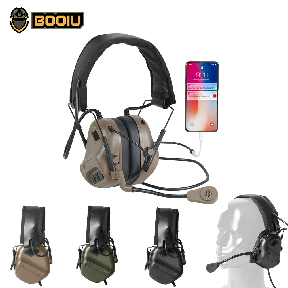 BOOIU Tactical Electronic Shoo - đánh giá và giá Ear Muff Foldable
