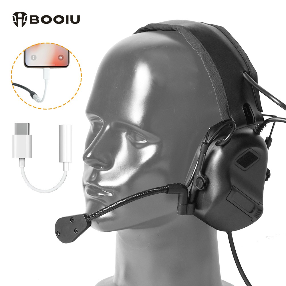 BOOIU Tactical Electronic Shoo - đánh giá và giá Ear Muff Foldable