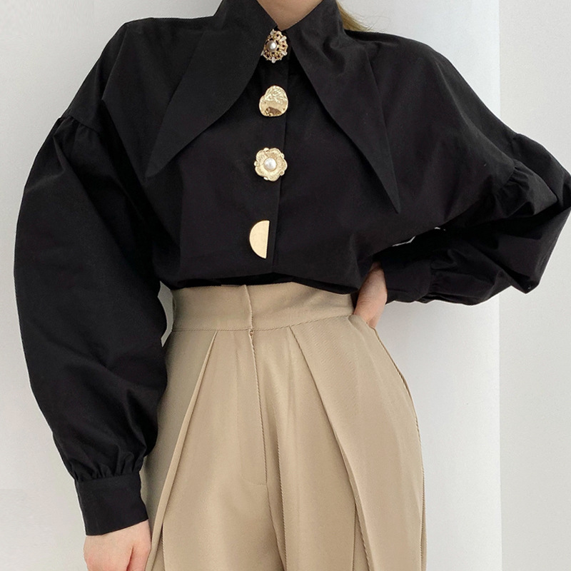White Elegant Pearl Women Shir - đánh giá và giá Y2K Winter Clothing