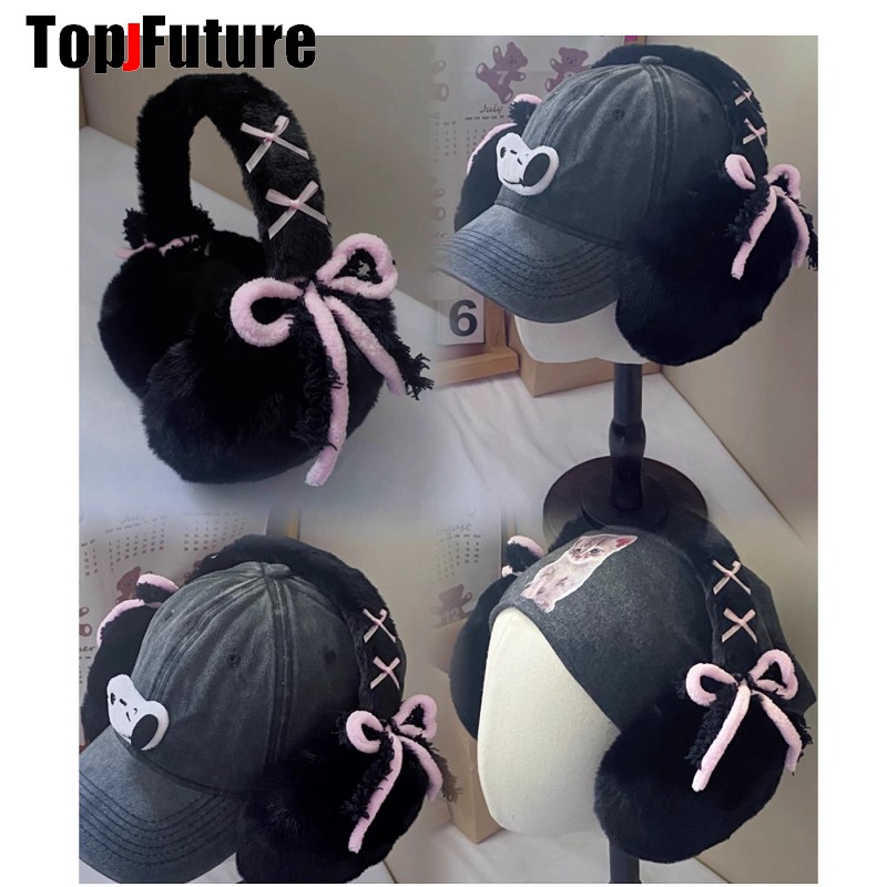 Harajuku Y2k Cute Sweet Lolita - đánh giá và giá Ear Muff Foldable