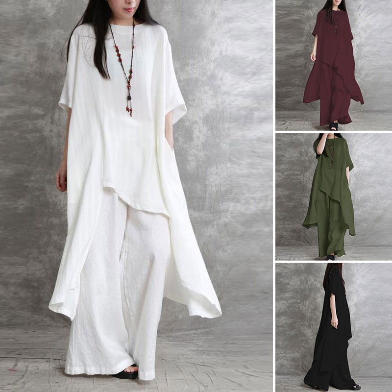 Women's Cotton Linen 2-piece S - đánh giá và giá Winter Clothing Girls