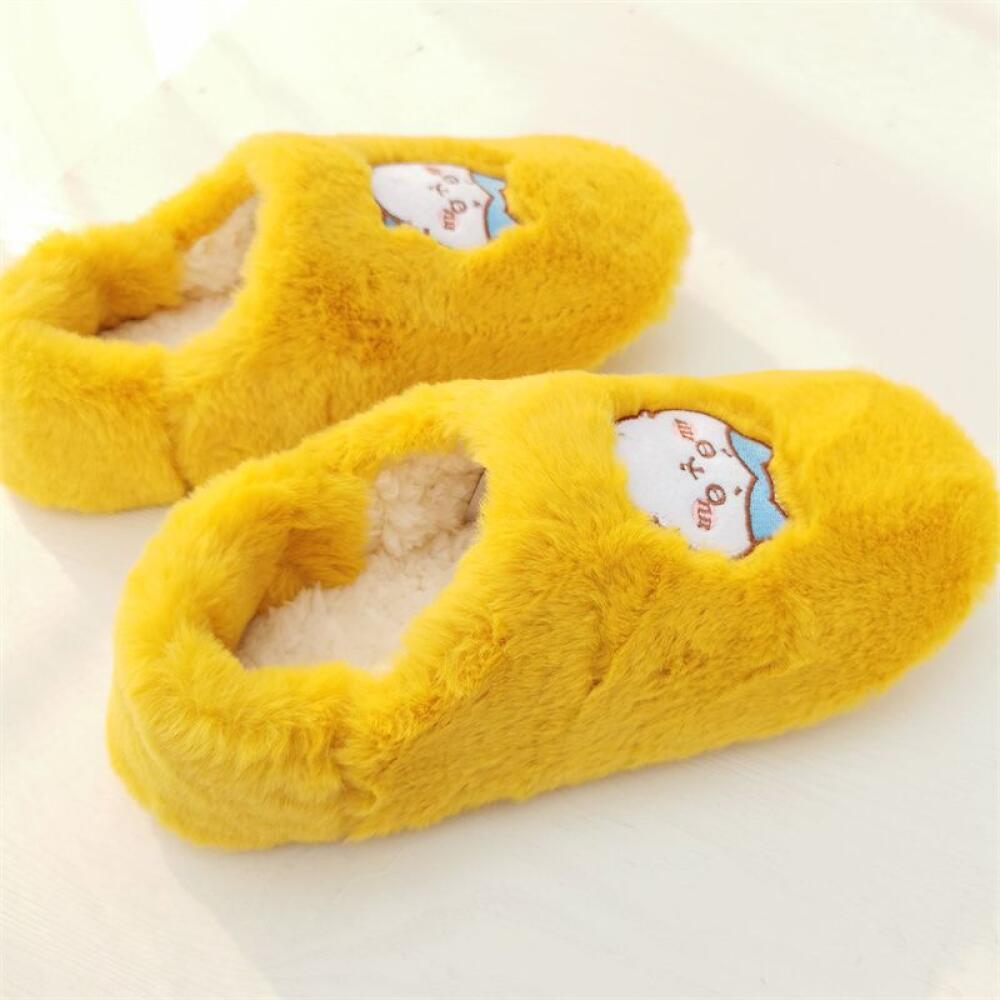 Cartoon Home Plush Slippers Ch - đánh giá và giá Winter Clothing Girls