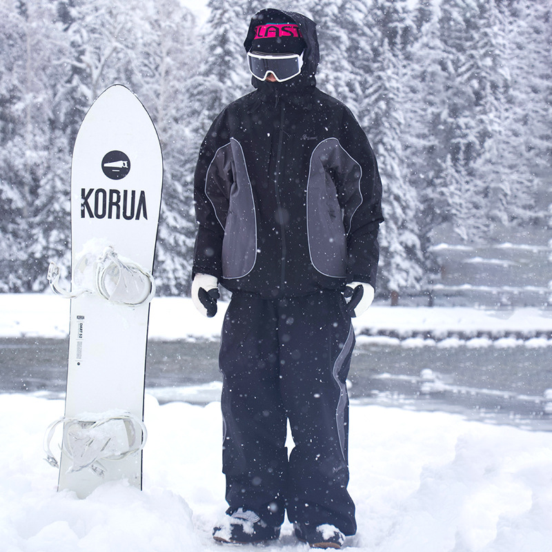 3L Full-pressure Rubber Hooded - đánh giá và giá Ski Pants Waterproof
