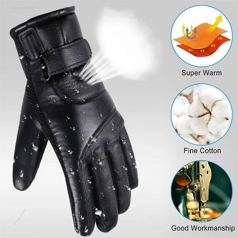 Motorcycle Gloves Guante Elect - đánh giá và giá Heated Gloves Electric