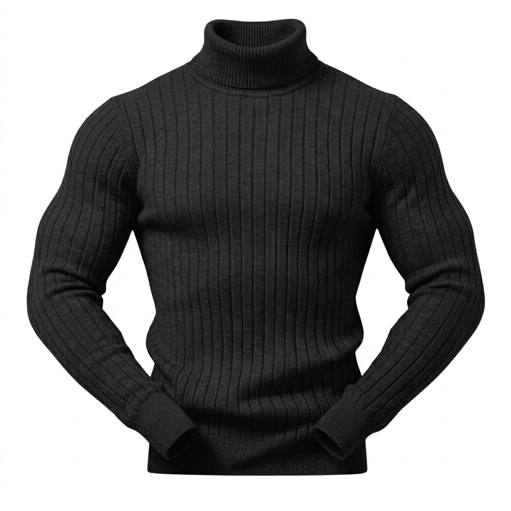 New Men's Slim Fit Turtleneck  - đánh giá và giá Winter Clothing Game