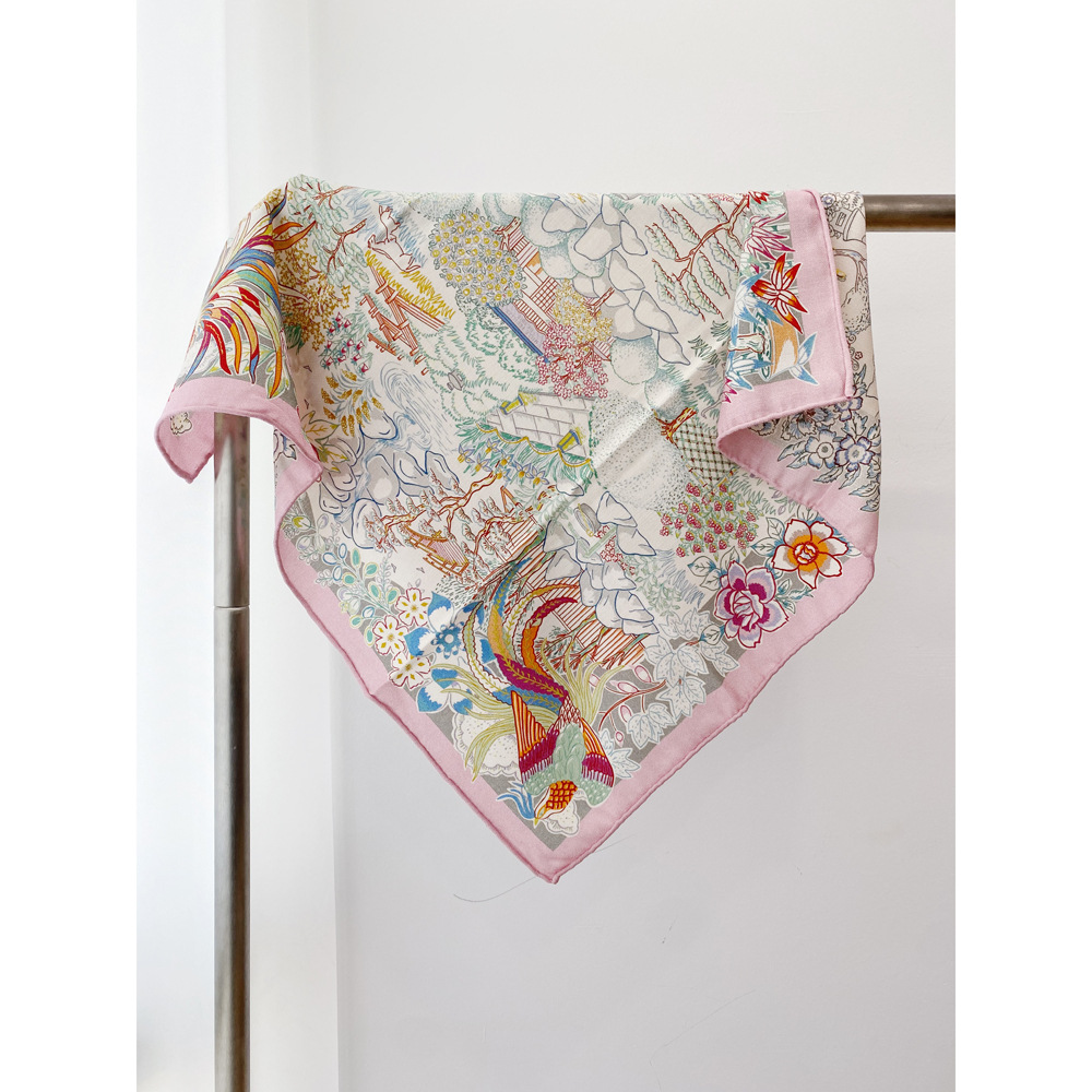 Double Face Scarf Women Silk W - đánh giá và giá Winter Clothing Hong Kong