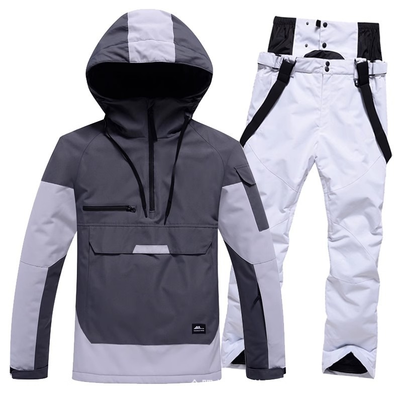 Couple Pullover Hooded Ski Jac - đánh giá và giá Ski Pants Waterproof