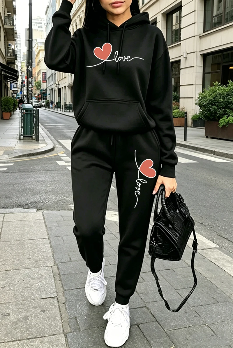 Womens Tracksuit Print Casual  - đánh giá và giá Winter Clothing For