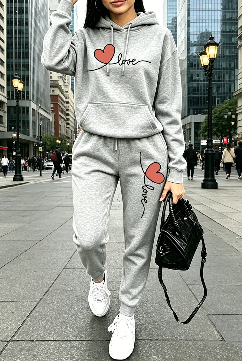 Womens Tracksuit Print Casual  - đánh giá và giá Winter Clothing For
