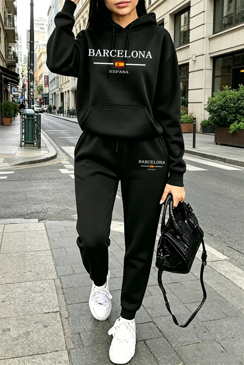 Fashion Womens Tracksuit Print - đánh giá và giá Winter Clothing For