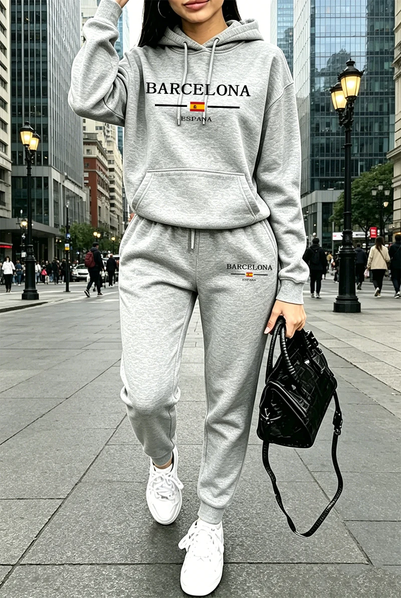 Fashion Womens Tracksuit Print - đánh giá và giá Winter Clothing For