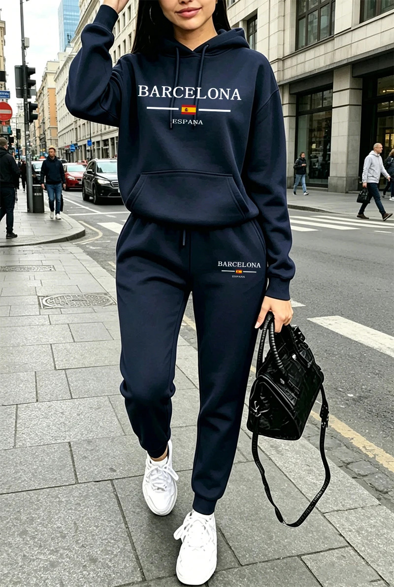 Fashion Womens Tracksuit Print - đánh giá và giá Winter Clothing For