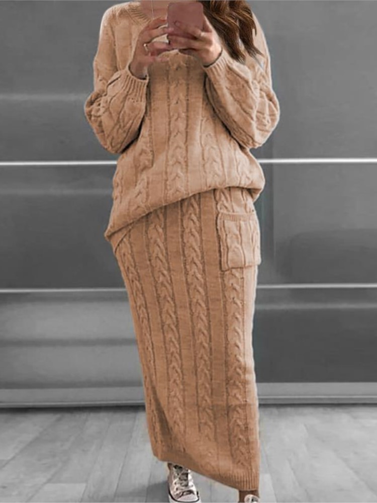 Fashion Knit Sweater Sets For  - đánh giá và giá Winter Clothing Girls