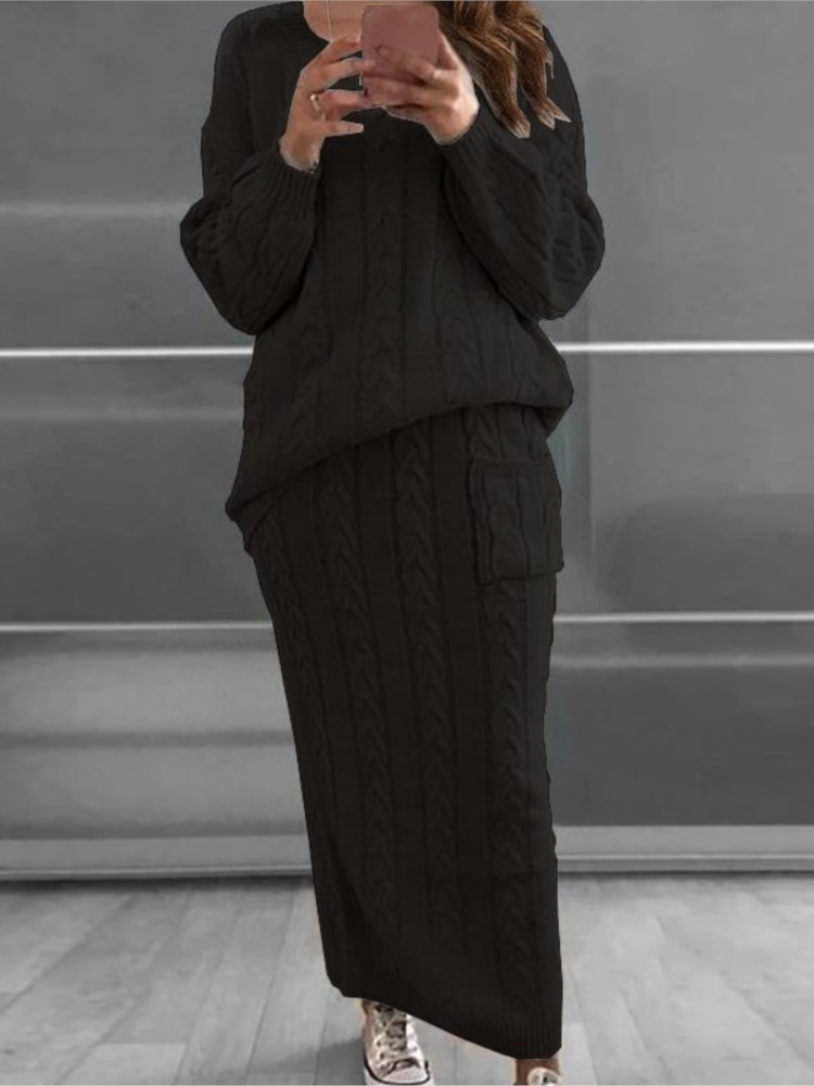 Fashion Knit Sweater Sets For  - đánh giá và giá Winter Clothing Girls