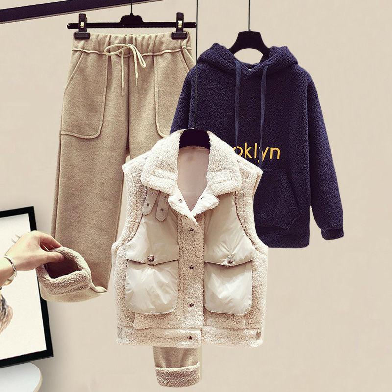 Three-Piece Cotton Coat and Ve - đánh giá và giá Winter Clothing Deals