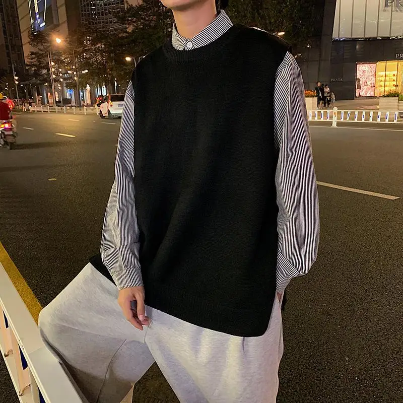 Man Clothes Plain Vest Solid C - đánh giá và giá Winter Clothes Shop
