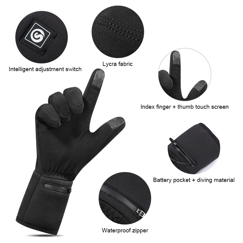 Rechargeable Electric Liner He - đánh giá và giá Heated Gloves Electric