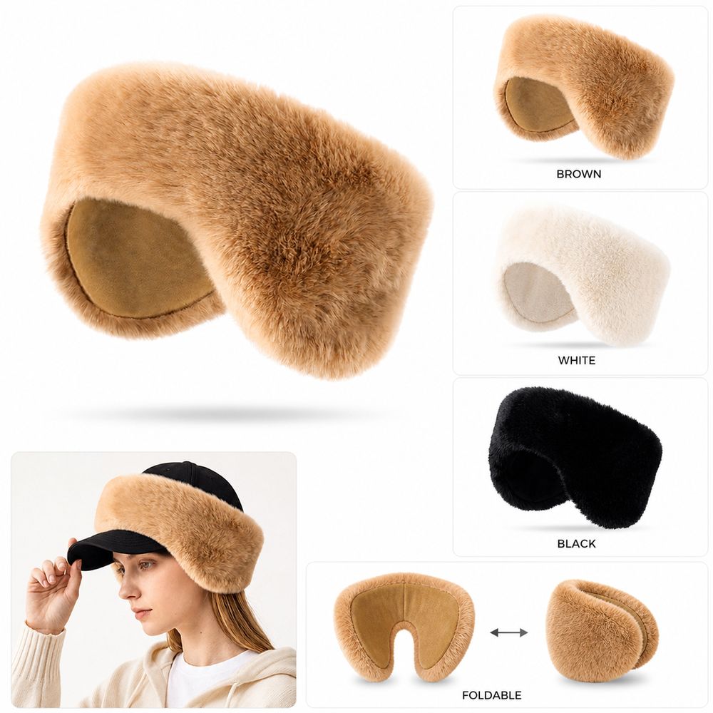 New Foldable Earmuffs Faux Fur - đánh giá và giá Ear Muff Foldable